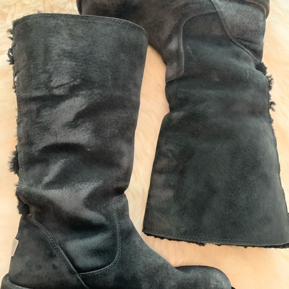 UGG Roseberry Corset Back Tall Boots 7 - Picture 2 of 4
